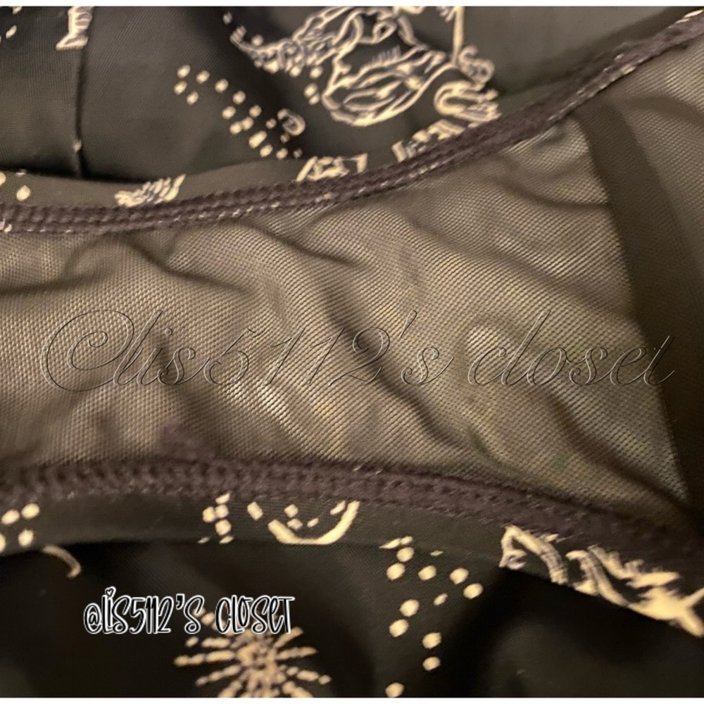 Torrid Black Mermaid Print Retro Wireless Long Swim Dress Swimsuit 2X 18 20 - Picture 8 of 14